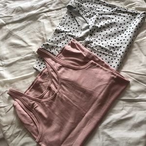 BUNDLE: A New Day Millenial Pink & Polka Dot Tank